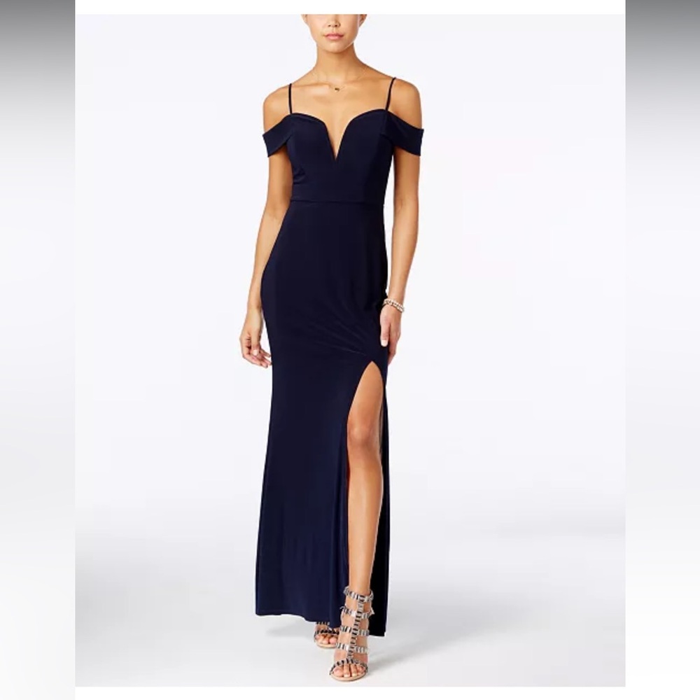City Studios Off-The-Shoulder Gown